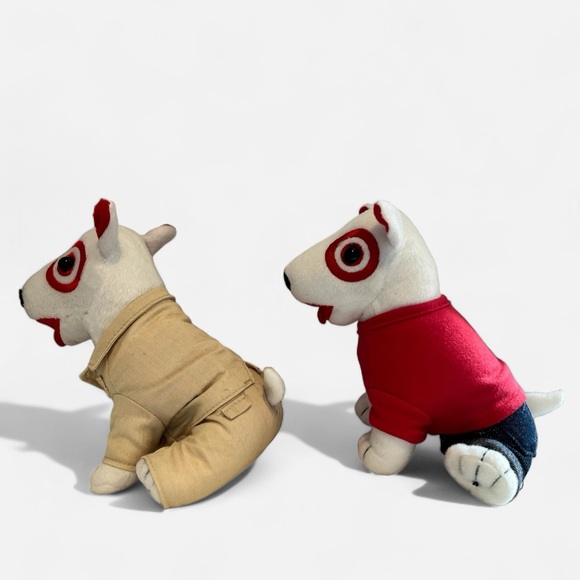 Target Bullseye dog jeans and red shirt 👖 and khaki safari set - Picture 2 of 3